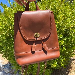 British Tan Vintage Backpack